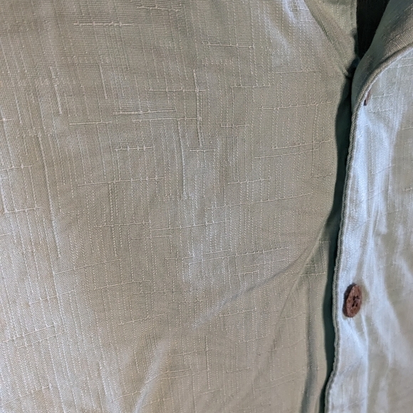 Caribbean‎ Joe Large Light Blue Floral Short Sleeve Button Down Hawaiian Shirt - Picture 2 of 7